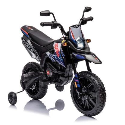 NORDIC PLAY Aprilia elmotorcykel, 1 x 10,8 V batteri, sort/blå