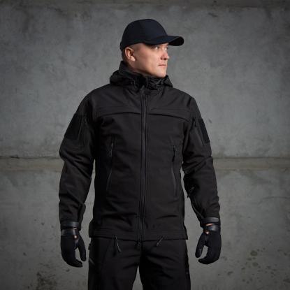M-TAC Police softshelljakke, sort
