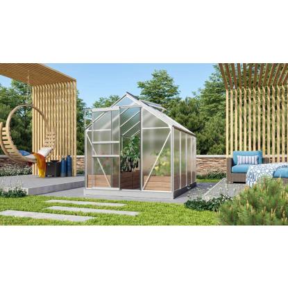 Vitavia Venus 5000 drivhus, alu, 5,0 m², 4 mm poly, inkl. sokkel