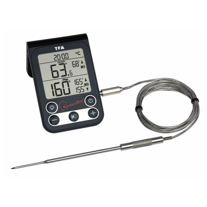 TFA Küchen-Chef digitalt stegetermometer, sort