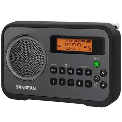 Sangean PRD18 med AM stereo digital radio, sort