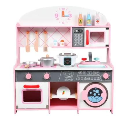 Kids Zone legekøkken, 82 x 24 x 68,5 cm, pink