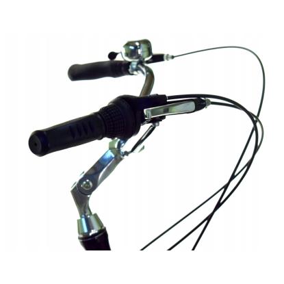 Dallas bike damecykel med 7 gear, 28", foldbar, sort