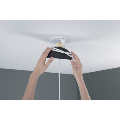 CableCup Classic roset, Ø15,8 cm, sort