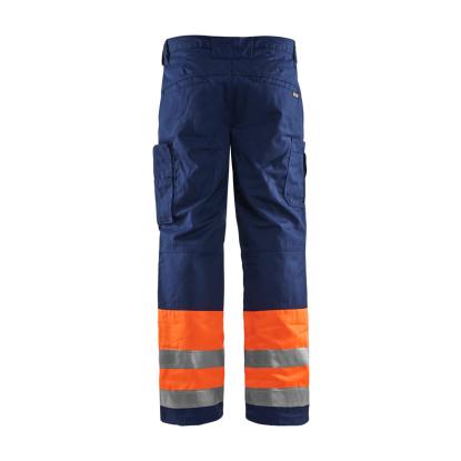 Blåkläder 1862 high vis vinter buks, hi-vis orange/marineblå