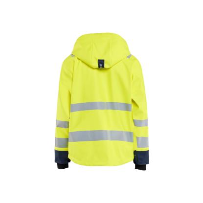 Blåkläder 4327 high vis regnjakke level 3, hi-vis gul/marineblå
