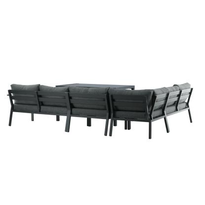 Venture Design Ramos hjørnesofasæt, sort/grå