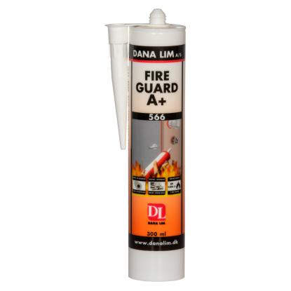 Dana Lim Fire Guard A+ 566 brandfugemasse i patron, hvid - 300 ml