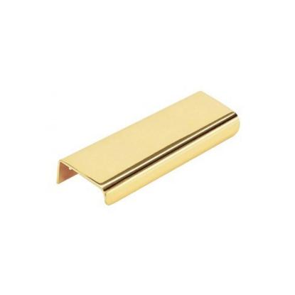 Beslag Design Lip greb, 120 mm, poleret messing