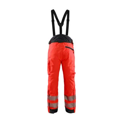Blåkläder 1875 high vis vinter buks, hi-vis rød/sort