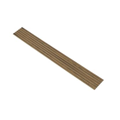 I-Wood Basic Original akustikpanel, klar olieret, brun filt og sort kerne, valnøddefiner, 17 x 300 mm 