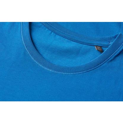 ID 0553 T-shirt, økologisk, dame, azur