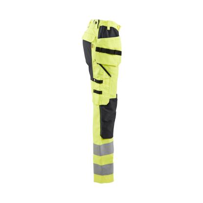 Blåkläder 7163 dame high vis buks med stretch, hi-vis gul/sort