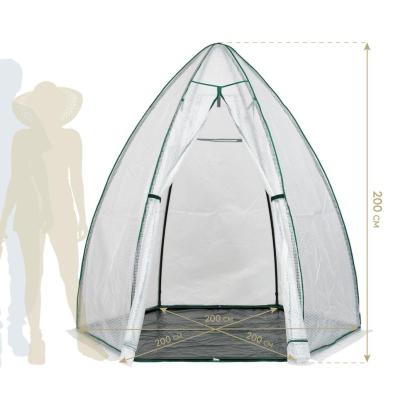 Westmann Mint overvintringstelt/drivhus, PE-folie, hvid, 200 x 200 x 200 cm