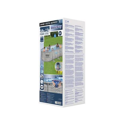 Bestway pool med pumpe og stige, 549 x 274 x 122 cm