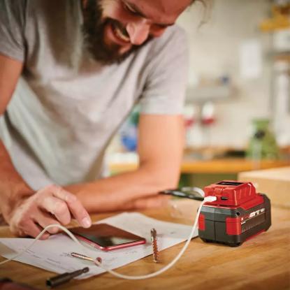 Einhell TE-CP 18 V Li USB powerbank med 2 indgange, uden batteri Einhell TE-CP 18 V Li USB powerbank med 2 indgange, uden batteri