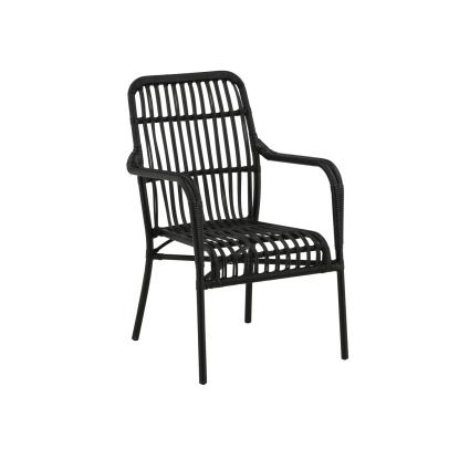 Venture Design Rizal stol med armlæn, sort