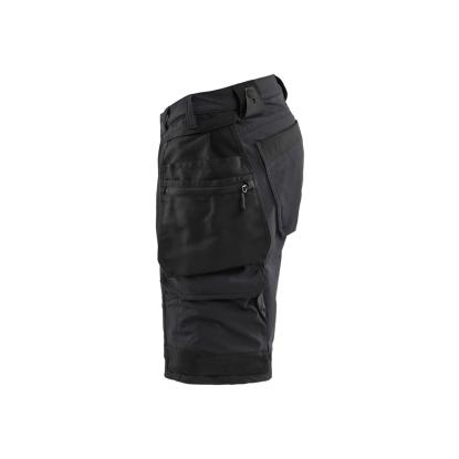 Blåkläder 1702 håndværker shorts 4-vejs stretch, sort