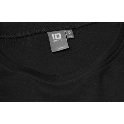 ID 0509 Interlock T-shirt med lange ærmer, dame, sort