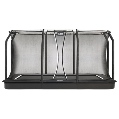 Salta Trampolin Royal Baseground 305x214 cm, sort inkl. sikkerhedsnet