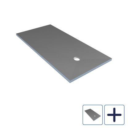 wedi Fundo Primo gulvelement med decentralt afløb, 40 x 900 mm