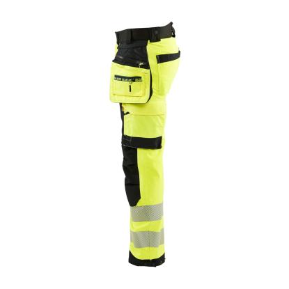 Blåkläder 1820 high vis softshell buks, hi-vis gul/sort