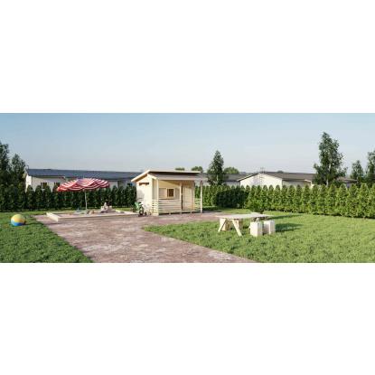 Luoman Lillevilla Peukaloinen legehus - 3,73 m²