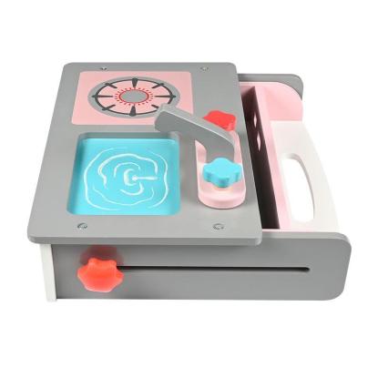 Kids Zone legekøkkenbord, 33,5 x 26,5 x 24,5 cm, pink