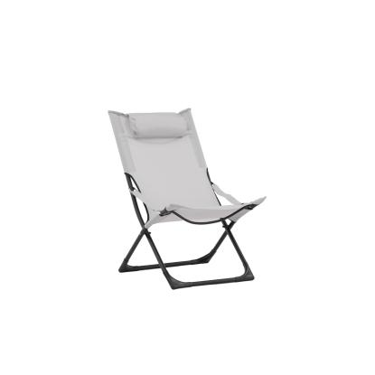 Venture Design Seville foldbar loungestol, sort/grå