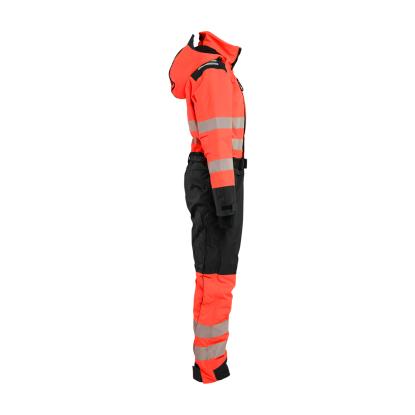 Blåkläder 6726 dame high vis vinterkedeldragt, hi-vis rød/sort