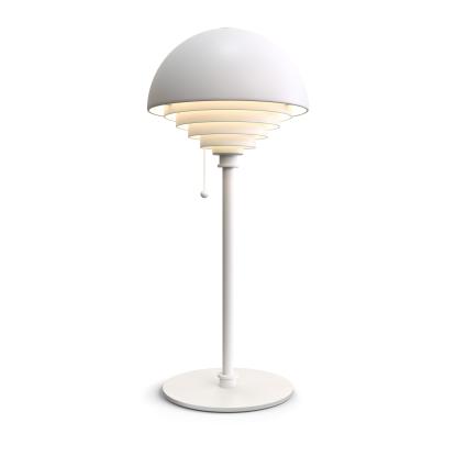 Herstal Motown bordlampe, E27, hvid