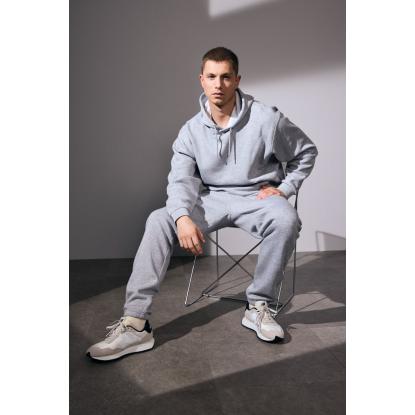 ID 0661 klassiske sweatpants, unisex, grå melange