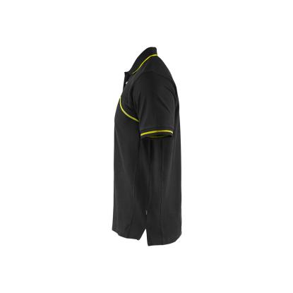Blåkläder 3389 poloshirt, sort/hi-vis gul