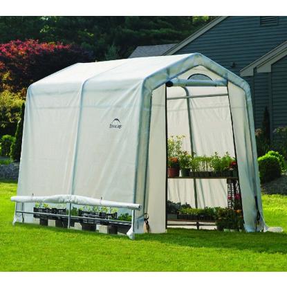 ShelterLogic drivhus, hvid - 4,32 m²