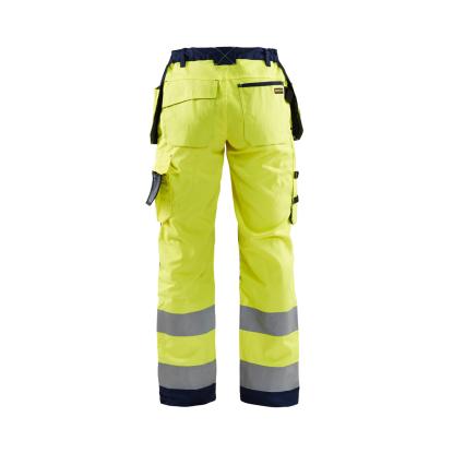 Blåkläder 7156 dame high vis buks med værktøjslommer, hi-vis gul/marineblå