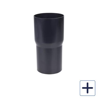 Plastmo rørmuffe, PVC, sort