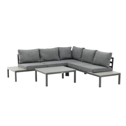 Venture Design Odense hjørnesofasæt, sort/grå