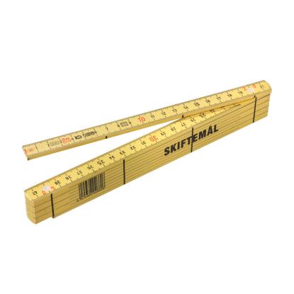 Buchs tommestok med 10 led og skiftemål, glasfiber - 2 meter