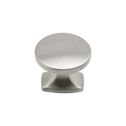Beslag Design Classic knop, Ø34 mm, rustfrit stål look