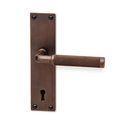 Habo Lexington dørgreb inkl. langskilt, indvendig, bronze