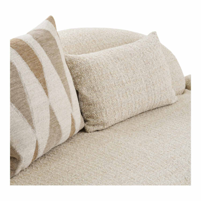 Amol sofa med tre puder, sand