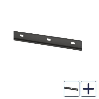 Décor+ bæreliste, mat grå