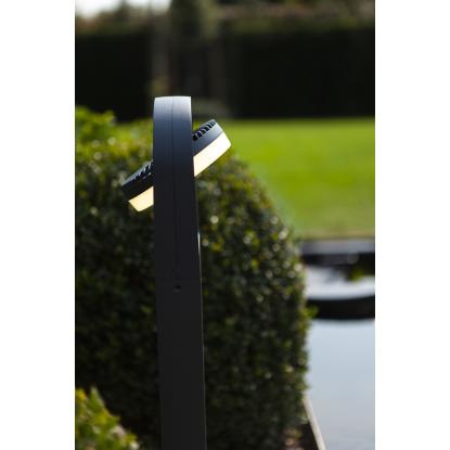 LUTEC FELE udendørs LED bedlampe, 1 lyskilde, H70 cm, IP54, mørk grå