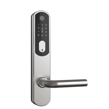 Jasa Company GUARD elektronisk dørlås til oval cylinder, 60 mm, rustfrit stål