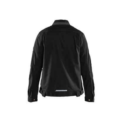 Blåkläder 4443 dame industrijakke stretch, sort/mørk grå