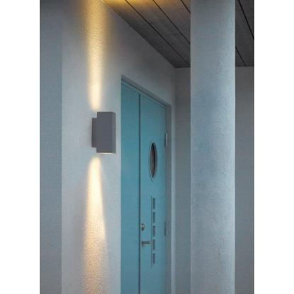 Norlys Sandvik væglampe, up/down, GU10, IP65, grafit