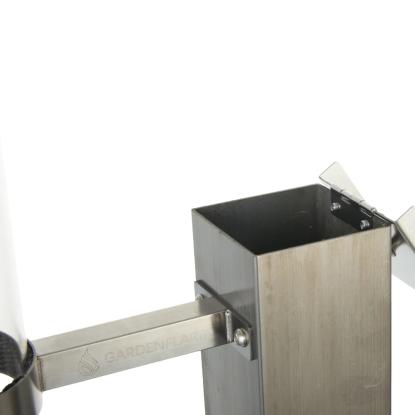 Gardenflare Premium ildrør, sølv, H148 cm
