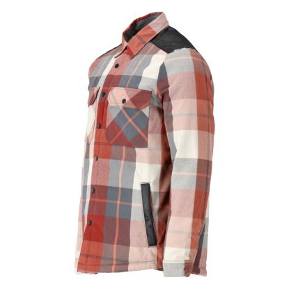 MASCOT CUSTOMIZED flannel skjorte med fiberpelsfor, efterårsrød ternet
