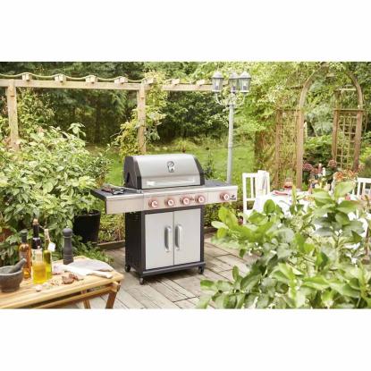 Landmann Triton 4.1 maxX gasgrill, rustfrit stål