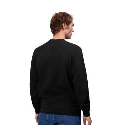 ID 0682 sweatshirt, økologisk, sort